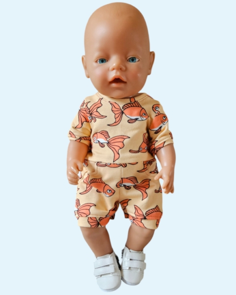 Jumpsuit Oranje Vis