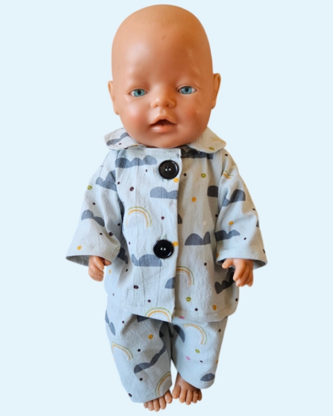 Pyjama Oud-groen Grijs