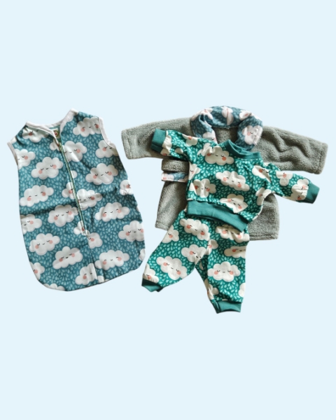 Set Bad & Bed Wolk Groen